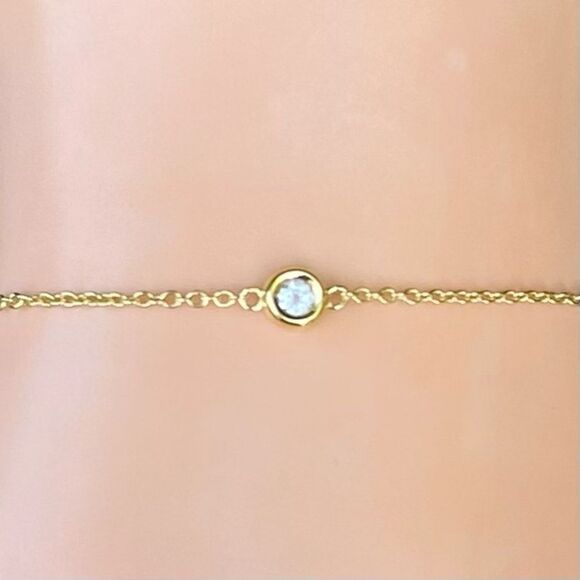 NWT New Marrin Costello Soleil Gold Over Sterling/Topaz Stone Bracelet $150 MSRP - Picture 8 of 15